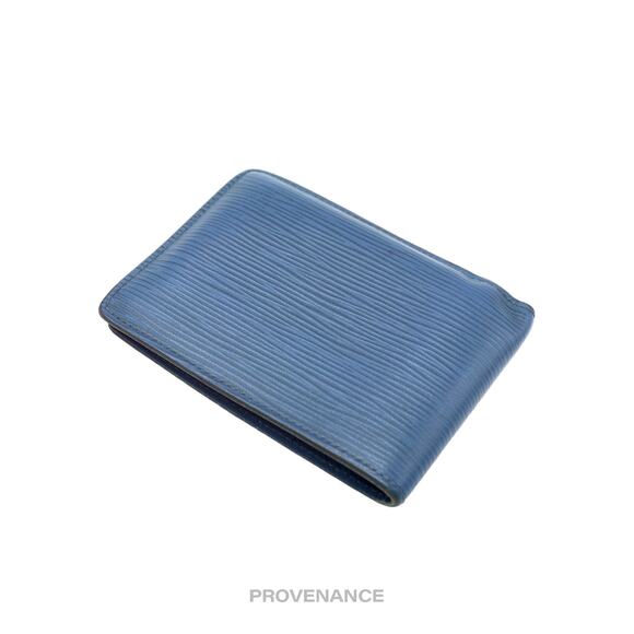 🔴 Louis Vuitton Multiple Wallet - Toledo Blue Epi Leather - Picture 5 of 10